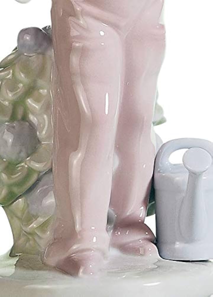 LLADRO 小鳥と話す少女　リヤドロ　陶器置物 img56982576.jpg